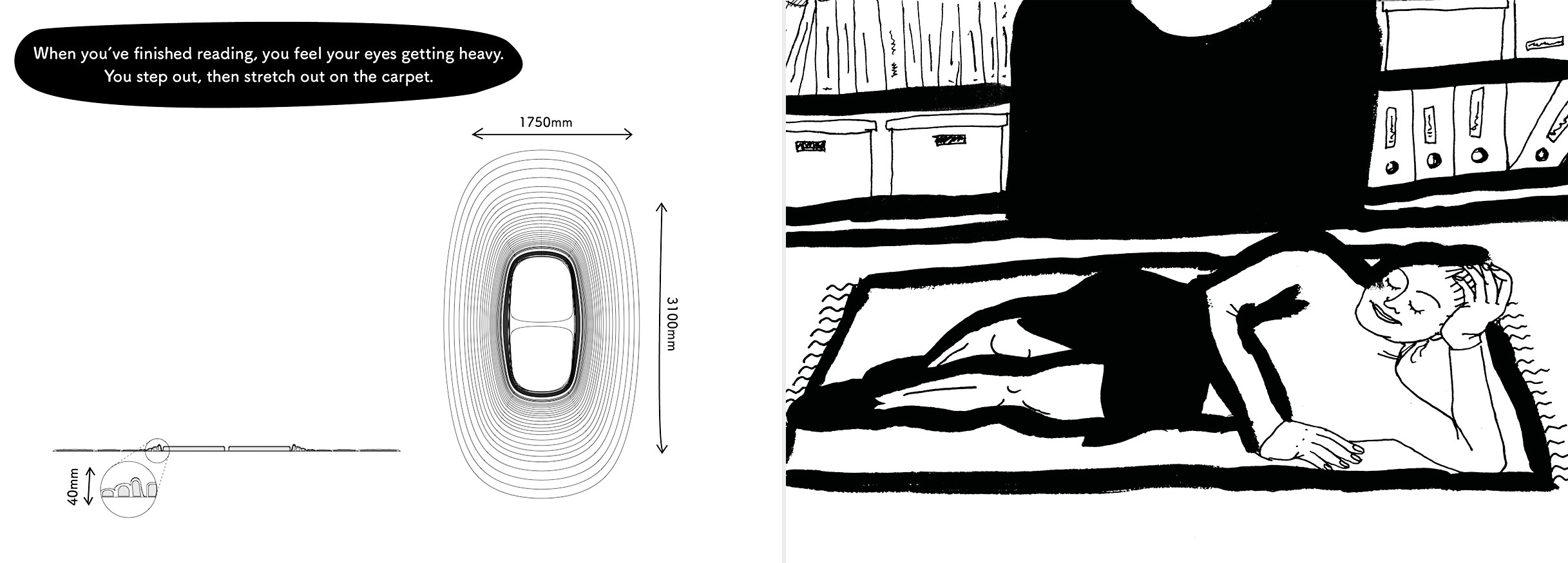 Brief Dreams — the book, spread 8